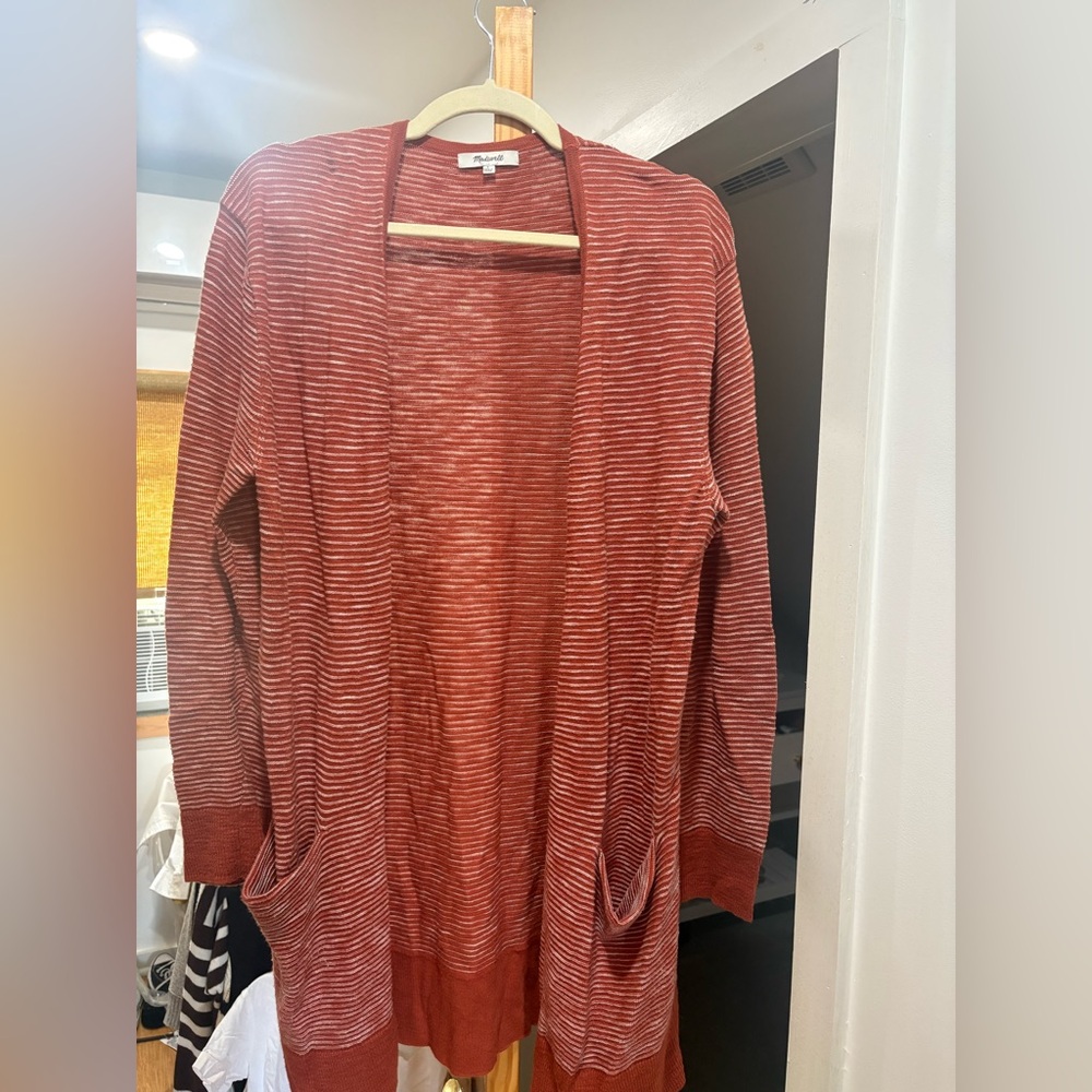 Madewell Striped Cardigan